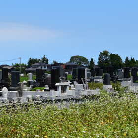 墓地の風景
